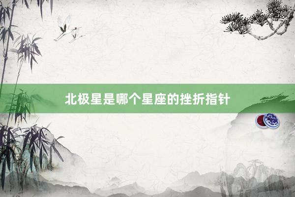 北极星是哪个星座的挫折指针
